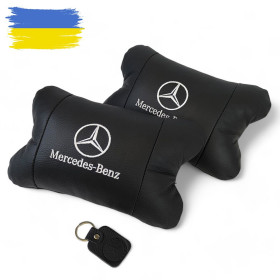 Чохли Чехлы ^/--/^ Набор подушек 2 /--/ шт в авто Мерседес ^_^^^ Набір подушок 2 /--/ шт в авто Мерседес - фото фото фото