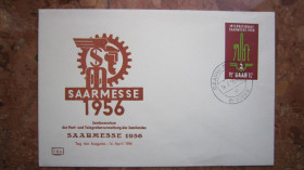 Європа Европа ^/--/^ КПД.  ГЕРМАНИЯ. СААР 1956 /--/ Г ^_^^^ ККД. Німеччина. СААР 1956 - фото фото фото