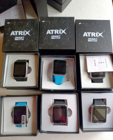 Розумні годинники (Smart watch) Умные часы (Smart watch) ^/--/^ Мегалот Смарт-годинник ATRIX Smart watch E /--/ 07. 10 шт. На ремонт. ^_^^^ Смарт-годинник ATRIX Smart watch E /--/ 07. 10 шт. На ремонт. - фото фото фото