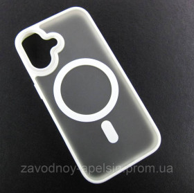 Чохли, бампера Чехлы, бампера ^/--/^ IPhone 16 Чехол матовый Магнит TPU+PC (белый) ^_^^^ IPhone 16 Чехол матовий Магніт TPU+PC (білий) - фото фото фото