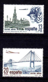 Транспорт Транспорт ^/--/^ Авиация . Испания 1981 г MNH - ^_^^^ Іспанія 1981 MNH - фото фото фото