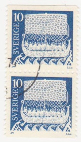 Скандинавія Скандинавия ^/--/^ Швеция 1973 г. № 802 D E гашеная сцепка ^_^^^ Швеція 1973 р. No 802 D E гашена зчіпка - фото фото фото