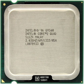 Процесори Процессоры ^/--/^ Intel Core 2 Quad Q /--/ 9500 SLGZ /--/ 4 2.83 /--/ GHz/6 /--/ MB/1333 /--/ Mhz LGA /--/ 775 95 /--/ W - фото фото фото