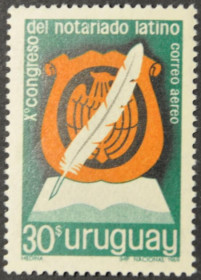 Інше Другое ^/--/^ Уругвай Нотариат 1969 ^_^^^ Уругвай Нотаріат 1969 - фото фото фото