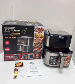 Аерогриль Аэрогриль ^/--/^ Фритюрниця 12 л з двома тенами 4200 Вт Zepline ZP-00235 на 12 програм з силіконовою формою ^_^^^ Фритюрница 12 л с двумя тенами 4200 Вт Zepline ZP-00235 на 12 программ с силиконовой формой - фото фото фото