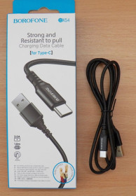 Кабелі Кабели ^/--/^ Кабель Type-C USB 1 м Borofone X /--/ 54 3 /--/ A NEW black ^_^^^ Кабель Type-C USB 1 м Borofone X /--/ 54 2 /--/ A NEW black - фото фото фото