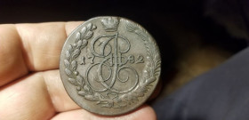 - (Катерина II) - (Екатерина II) ^/--/^ 5 КОПЕЕК 1782  К М  . в коллекцию. ^_^^^ 5 КОПЕЕК 1782 К М. в колекцію. - фото фото фото