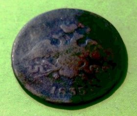 - (Микола I) - (Николай I) ^/--/^ Россия 1 копейка 1835 год ЕМ ФХ. (1 /--/ к-1-6). Еще 100 лотов! ^_^^^ Росія 1 копійка 1835 ЕМ ФХ. (1 /--/ к-1-6). Ще 100 лотів! - фото фото фото