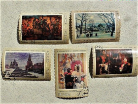 СРСР - СССР - ^/--/^ Серія поштових марок СССР 1975 рік ^_^^^ Серия почтовых марок СССР &amp;quot; Советская живопись &amp;quot; 1975 год - фото фото фото