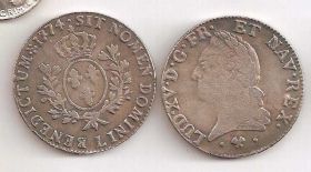 Копії, підробки Копии, подделки ^/--/^ Монета Франция 1774 Луи XVI ^_^^^ Монета Франція 1774 Луї XVI - фото фото фото