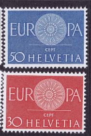 Швейцарія Швейцария ^/--/^ Швейцария / Helvetia  1960 г  MNH -  ЕВПРПА СЕПТ / EUROPA  CEPT - ^_^^^ Швейцарія / Helvetia 1966 р MNH - ЄВПРПА СЕПТ / EUROPA CEPT - фото фото фото