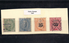 Росія до  року Россия до  года ^/--/^ Россия, 1865 г., распродажа коллекции, не почтовые марки полиции С. Петербурга ^_^^^ Росія, 1865 р., розпродаж колекції, не поштові марки поліції С. Петербурга - фото фото фото