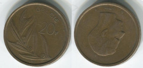 Бельгія Бельгия ^/--/^ Бельгия 20  франков 1981 г. ^_^^^ Бельгія 20 франків 1981 - фото фото фото