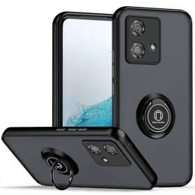 Чохли, бампера Чехлы, бампера ^/--/^ Чохол Fiji Colorframe для Motorola Edge 40 Neo матовий бампер з кільцем підставкою Black ^_^^^ Чехол Fiji Colorframe для Motorola Edge 40 Neo матовый бампер с кольцом подставкой Black - фото фото фото