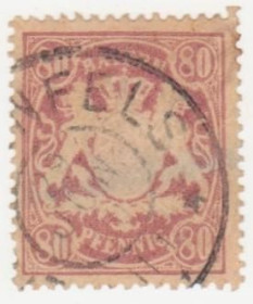 Німецька імперія (-) Германская империя (-) ^/--/^ Германия 1888 г. № 72 гашеная ^_^^^ Німеччина 1888 р. No 72 гашена - фото фото фото