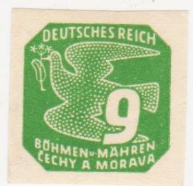 Третій Рейх (-) Третий Рейх (-) ^/--/^ Германия    (Богемия и Моравия) 1943 г. №  122 ** ^_^^^ Німеччина (Богемія і Моравія) 1943 р. No 122 ** - фото фото фото