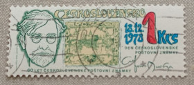 Чехословаччина Чехословакия ^/--/^ Чехословакия 1978 г - 60-летию первой чехословацкой марки. Альфонс Муха, гаш ^_^^^ Чехословаччина 1978 - 60-річчя першої чехословацької марки. Альфонс Муха, гаш - фото фото фото