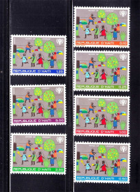 Мистецтво Искусство ^/--/^ NM Искусство . Гаити 1979 г MNH дети ^_^^^ NM Мистецтво . Гаїті 1979 MNH діти - фото фото фото