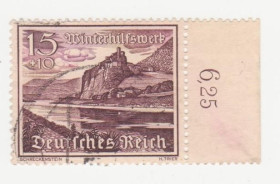 Третій Рейх (-) Третий Рейх (-) ^/--/^ Германия  ( Рейх) 1939 г. №  728 гашеная ^_^^^ Німеччина (Рейх) 1939 р. No 728 гашена - фото фото фото