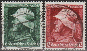 Третій Рейх (-) Третий Рейх (-) ^/--/^ 1935 - Рейх - Пам&amp;apos;яті героїв Mi.569-70  _4.0  € ^_^^^ 1935 - Рейх - Памяти героев Mi.569-70 _4.0 € - фото фото фото