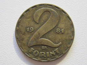Угорщина Венгрия ^/--/^ Венгрия 2 форинта 1981 года #35614 ^_^^^ Угорщина 2 форинти 1981 року #35614 - фото фото фото