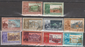 СРСР - СССР - ^/--/^ СССР 1969 ленинские места серия ^_^^^ СРСР 1969 ленінські місця серія - фото фото фото