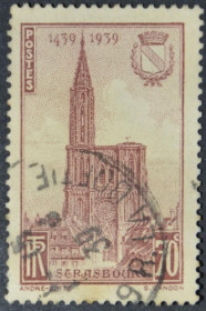 Інше Другое ^/--/^ Франция Архитектура Страсбургский собор 1939 ^_^^^ Франція Архітектура Страсбурзький собор 1939 - фото фото фото