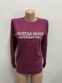 Светри Свитера ^/--/^ 52206 Худи толстовка свитшот с прінтом  XS Я ВСЕГДА ПРАВА ^_^^^ 52206 Худы толстовка свитшот с принтом XS Я ВСЕГДА ПРАВА - фото фото фото