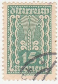 Австрія Австрия ^/--/^ Австрия 1922  г. № 400 гашеная ^_^^^ Австрія 1922 р. No 400 гашена - фото фото фото