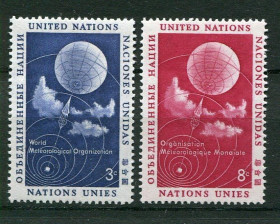 Північна Америка Северная Америка ^/--/^ ООН. Нью-Йорк. Всемирная метеорологическая организация MNH ^_^^^ ООН. Нью-Йорк. Всесвітня метеорологічна організація MNH - фото фото фото