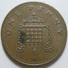 Єлизавета II (після ) Елизавета II (после ) ^/--/^ Велика Британія 1 пенні 1989 року 43070 ^_^^^ Великобритания 1 пенни 1989 года 43070 - фото фото фото