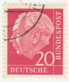НДР, ФРН ГДР, ФРГ ^/--/^ ФРГ 1954 г. № 75 гашеная ^_^^^ ФРН 1954 р. No 75 гашена - фото фото фото