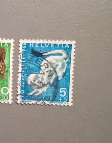 Фауна Фауна ^/--/^ Швейцария Фауна 1966 ^_^^^ Швейцарія Фауна 1966 - фото фото фото