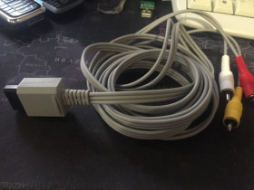 Диски з відеоіграми Диски с видеоиграми ^/--/^ Nintendo Wii та WiiU відео кабель (A/V) оригінал RVL-009 ^_^^^ Nintendo Wii и WiiU видео кабель (A/V) оригинал RVL-009 - фото фото фото