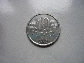 Бразилія Бразилия ^/--/^ Бразилия 10 сентаво 1996 ^_^^^ Бразилія 10 Сентаво 1996 - фото фото фото