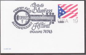 Мистецтво Искусство ^/--/^ США 1993 ФЕСТИВАЛЬ GRANT&amp;apos;S BLUEGRASS ДЖАЗ МУЗЫКА КОНКУРС МУЗЫКАЛЬНОЕ ИНСТРУМЕНТЫ ПК ОМ СГ ^_^^^ 1993 фЕСТИВАЛЬ GRANT&amp;apos;S BLUEGRASS ДЖАЗ МУЗИКА КОНКУРС МУЗИКАЛЬНЕ ІНСТРУМЕНТИ ПК ОМ ЗГ - фото фото фото