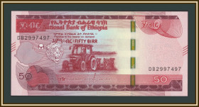 Ефіопія Эфиопия ^/--/^ Эфиопия 50 быров 2020  (2012) P-54  (54 /--/ a) UNC ^_^^^ Ефіопія 50 бирів 2020 (2012) P-54 (54 /--/ a) UNC - фото фото фото