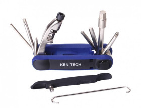 Велоинструмент Велоинструмент ^/--/^ Мультитул Ken Tech KL-9804 /--/ C 15 функцій (FBT-007) ^_^^^ Мультитул Ken Tech KL-9804 /--/ C 15 функций (FBT-007) - фото фото фото