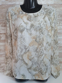 Блузки, сорочки Блузки, рубашки ^/--/^ Елегантна блуза New Look зі зміїним візерунком розмір m – l ^_^^^ Элегантная блуза New Look со змеиным узором размер m - l - фото фото фото