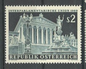 Австрія Австрия ^/--/^ Австрия 1969 архитектура Mi 1290 MNH ^_^^^ 1969 архітектура Mi 1290 MNH - фото фото фото