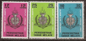 Інші країни Другие страны ^/--/^ Малайская федерация 1961 Sc.99-101 *  ПОЛНАЯ серия ^_^^^ Малайська федерація 1961 Sc.99-101 - фото фото фото