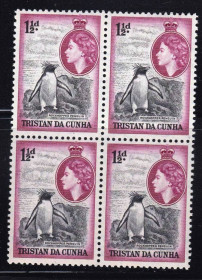 Фауна Фауна ^/--/^ NM Фауна Тристан да Кунья 1954 г MNH - часть серии -квартблок ^_^^^ NM Фауна Трістан да Кунья 1954 MNH - частина серії - квартблок - фото фото фото
