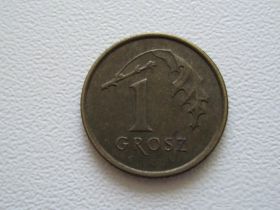 Сучасна (після ) Современная (после ) ^/--/^ Польша 1 грош 1992 года #9573 ^_^^^ Польща 1 грош 1992 року #9573 - фото фото фото