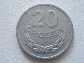 - року - года ^/--/^ Польша 20 грошей 1976 года #14497 ^_^^^ Польща 20 грошей 1976 року #14497 - фото фото фото