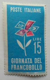 Італія, Ватикан Италия, Ватикан ^/--/^ Италия 1963 День марки, MNH ^_^^^ Італія 1963 День марки, MNH - фото фото фото