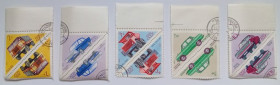 СРСР - СССР - ^/--/^ СССР 1971 Автомобили, грузовики, сцепки с полями, гашеные ^_^^^ СРСР 1971 Автомобілі, вантажівки, зчеплення з полями, гашені - фото фото фото