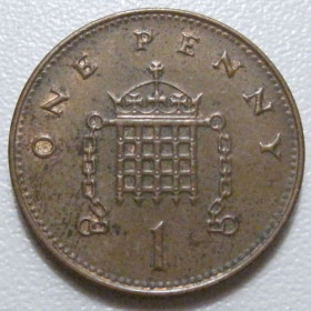 Єлизавета II (після ) Елизавета II (после ) ^/--/^ Велика Британія 1 пенні 1999 року Магнітна 43147 ^_^^^ Великобритания 1 пенни 1999 года Магнитная 43147 - фото фото фото