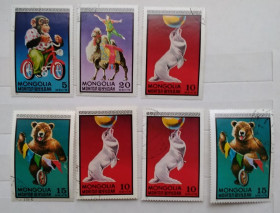 Монголія Монголия ^/--/^ Монголия 1973 г - Монгольский цирк ^_^^^ Монголія 1973 — Монгольський цирк - фото фото фото