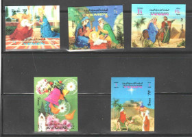 Мистецтво Искусство ^/--/^ NM  Йемен 1970 г  MNH - Рождество - стерео - объемные - ^_^^^ NM Ємен 1970 р MNH - Різдво - стерео - об'ємні - фото фото фото