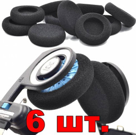 Інше Другое ^/--/^ Амбушюры поролон для наушников 50 мм. 6 шт. для Koss Porta Sporta Pro ^_^^^ Амбушюри поролон для навушників 50 мм. 6 шт. для Koss Porta Sporta Pro - фото фото фото